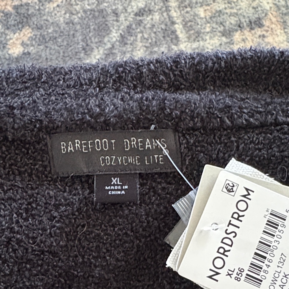 Barefoot Dreams CozyChic Lite Cardigan in Charcoal